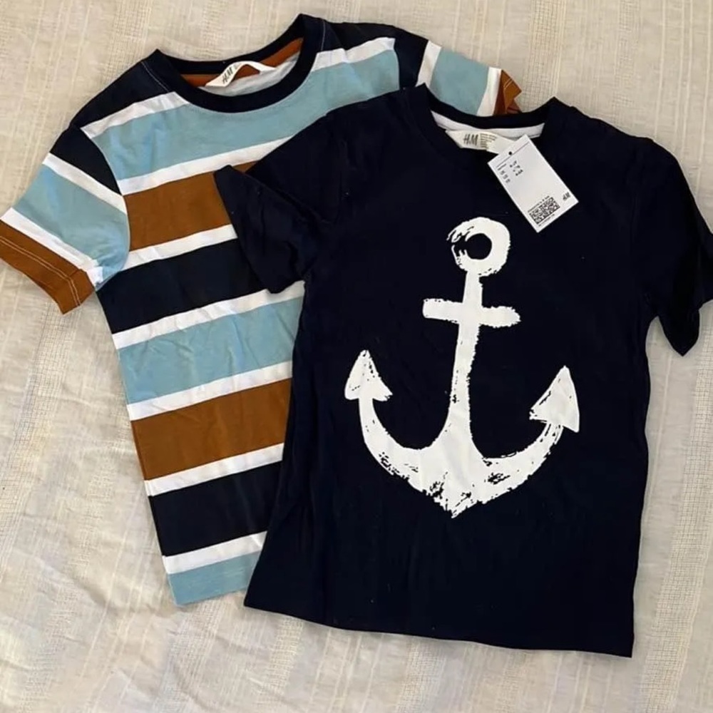 Toddler boys H&M shirts NEW